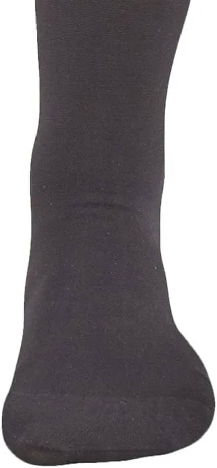 Ames Walker AW Style 234 Men's 20-30 mmHg Firm Compression Closed Toe Fly Front Leotard Black Medium
