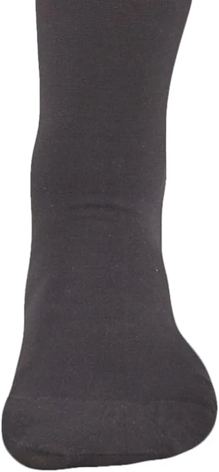Ames Walker AW Style 234 Men's 20-30 mmHg Firm Compression Closed Toe Fly Front Leotard Black Medium