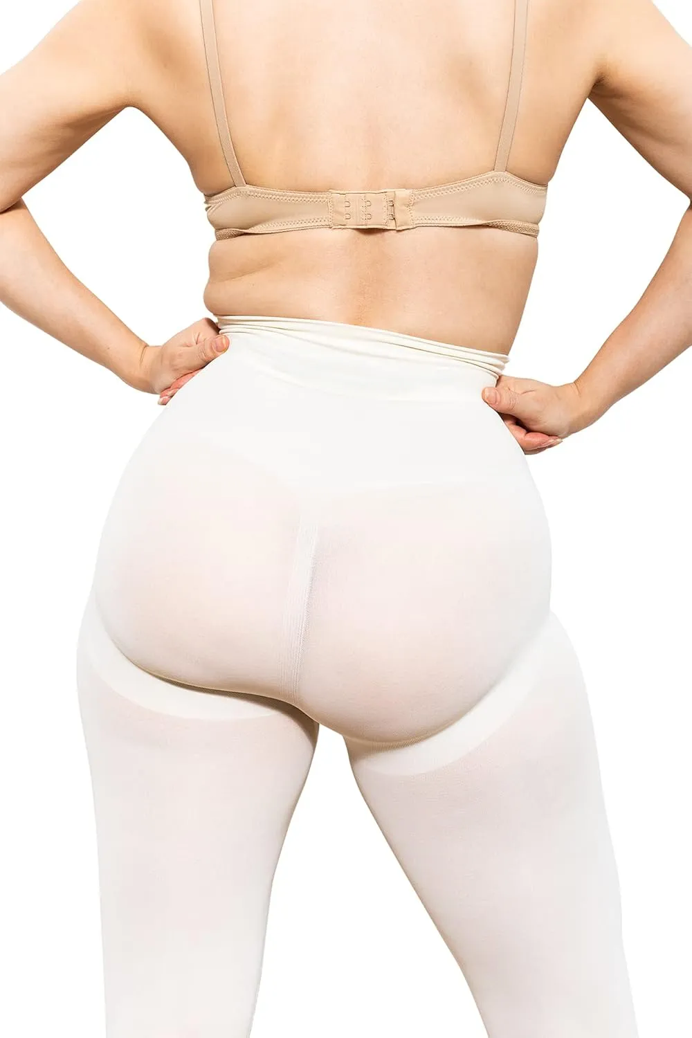 Farmacell Bodyshaper 609B - Firm Shaping Leggings with Girdle 100% Made in Italy