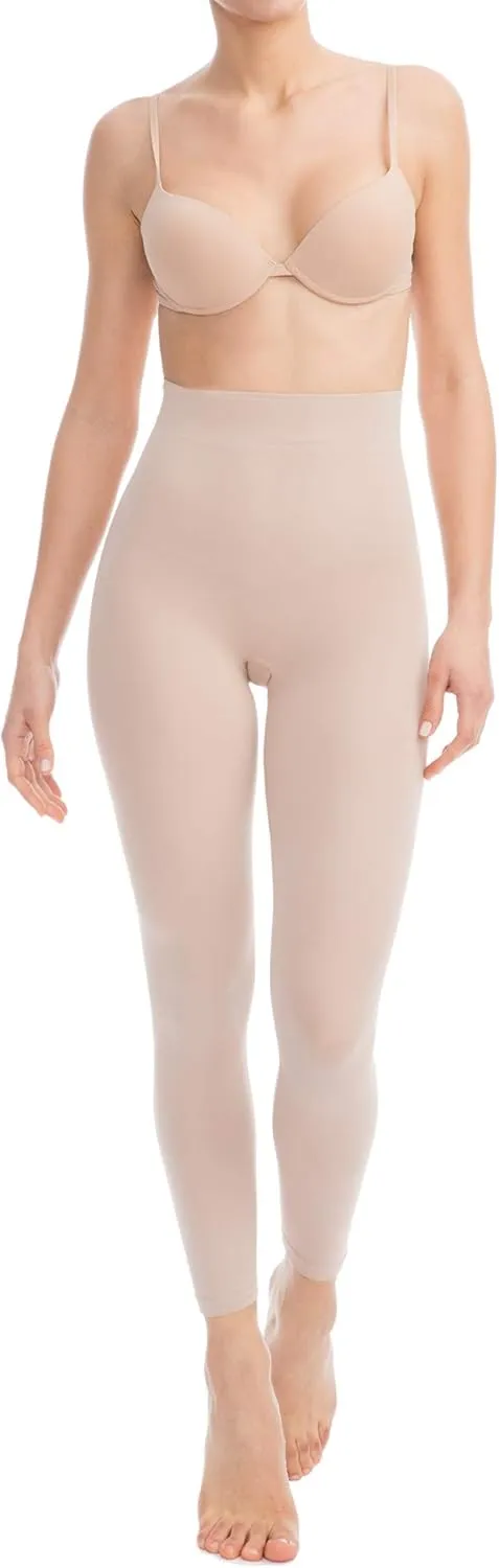 Farmacell Bodyshaper 609B - Firm Shaping Leggings with Girdle 100% Made in Italy