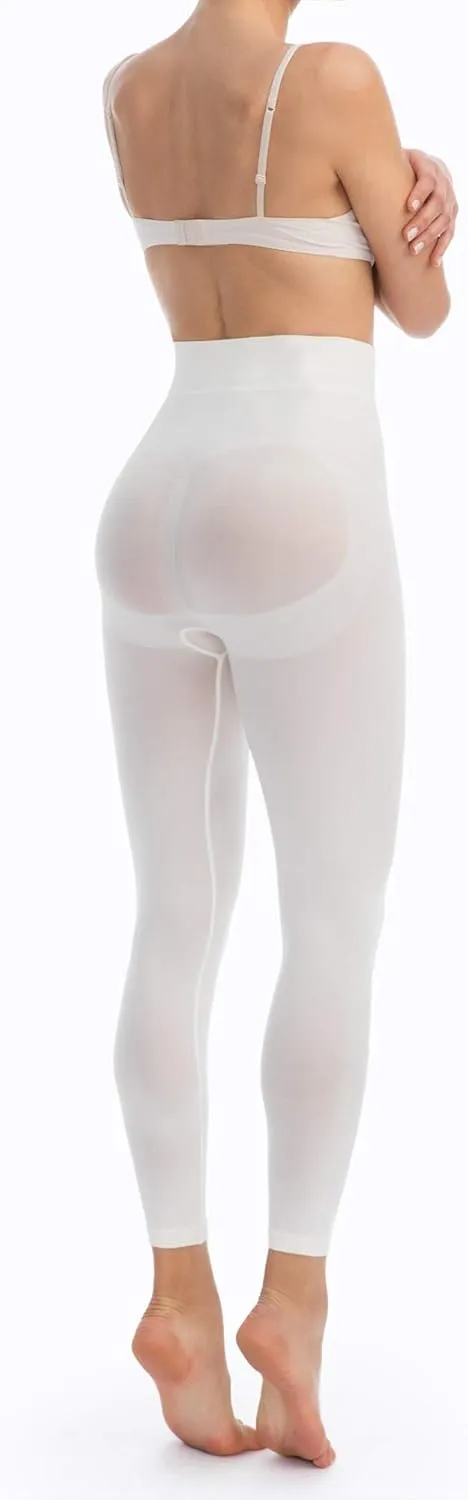 Farmacell Bodyshaper 609B - Firm Shaping Leggings with Girdle 100% Made in Italy
