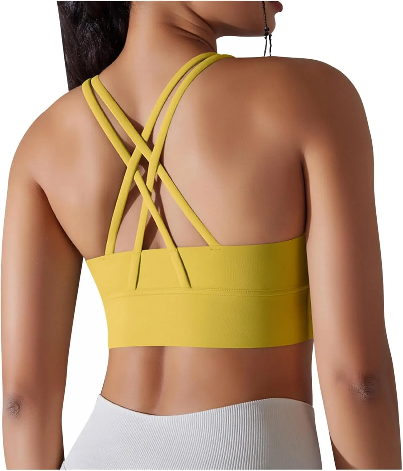 HGps8w Workout Tank Tops for Women Quick Dry Sleeveless Cropped Shirts Sexy Basic Yoga Bra Tanks with Built in Shelf Bra