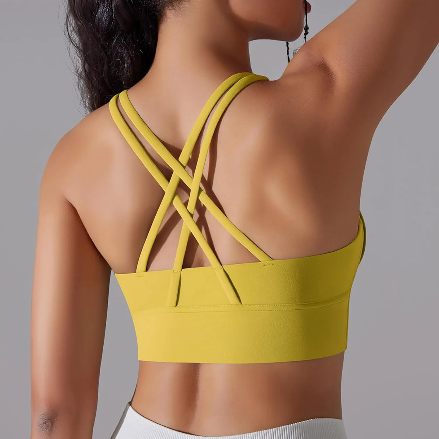 HGps8w Workout Tank Tops for Women Quick Dry Sleeveless Cropped Shirts Sexy Basic Yoga Bra Tanks with Built in Shelf Bra