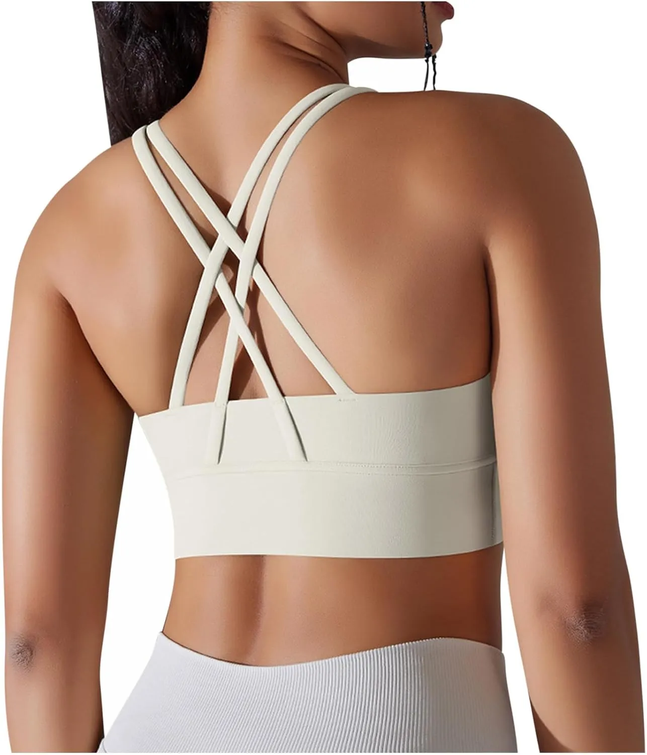 HGps8w Workout Tank Tops for Women Quick Dry Sleeveless Cropped Shirts Sexy Basic Yoga Bra Tanks with Built in Shelf Bra