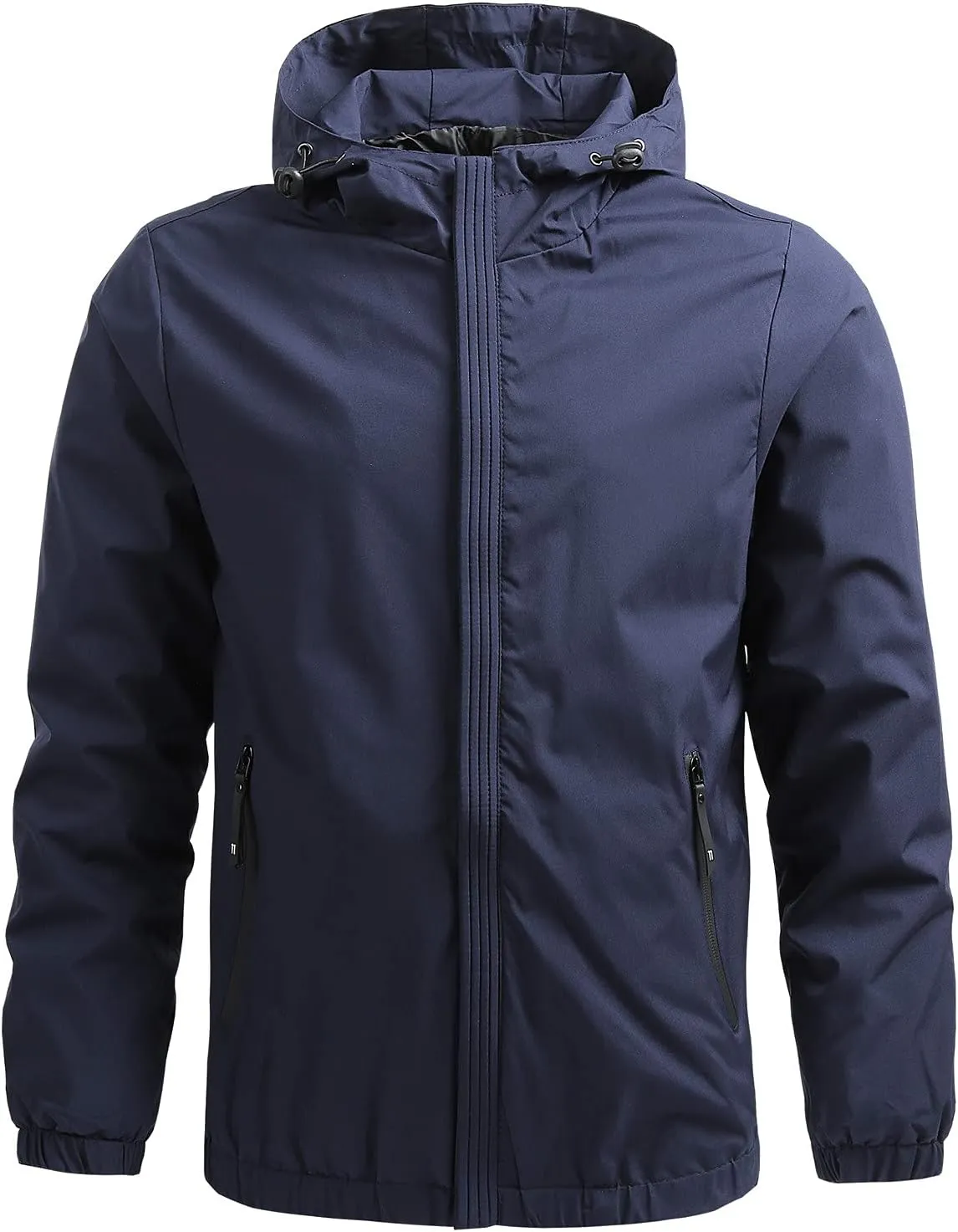 Hiking Rain Jacket Blouse Mens Waterproof Jacket Golf Wind Breaker Jackets Mountain Windbreaker Hooded Coat Work