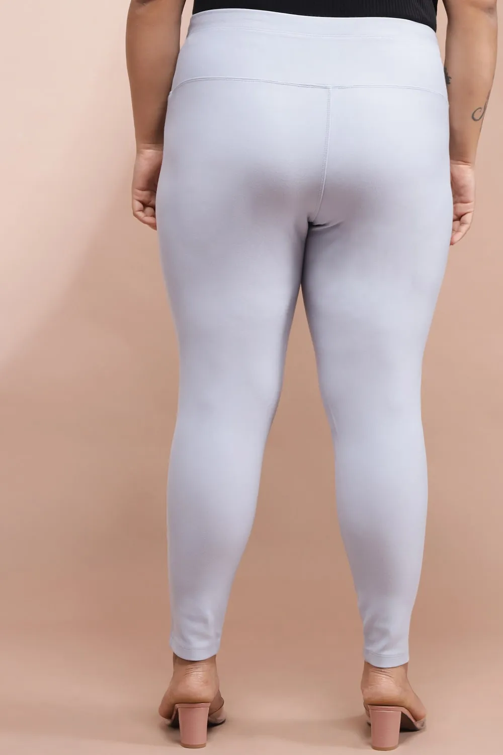 Ice Blue Tummy Tucker Jeggings