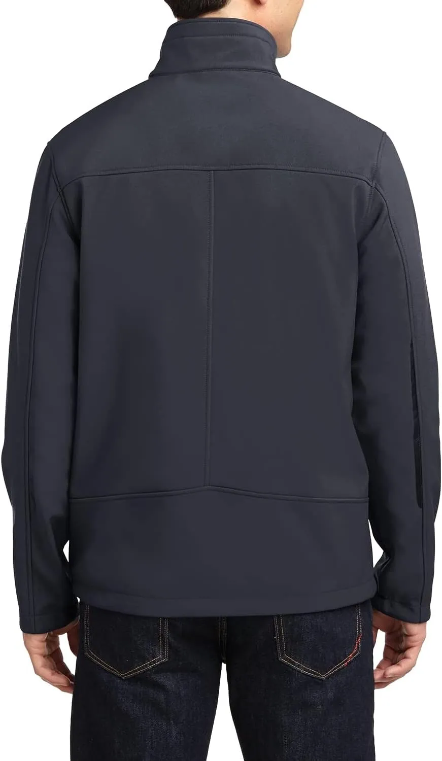 JustBlanks Mens Full-Zip Wind and Water Resistance Jackets Welded Soft Shell Jacket