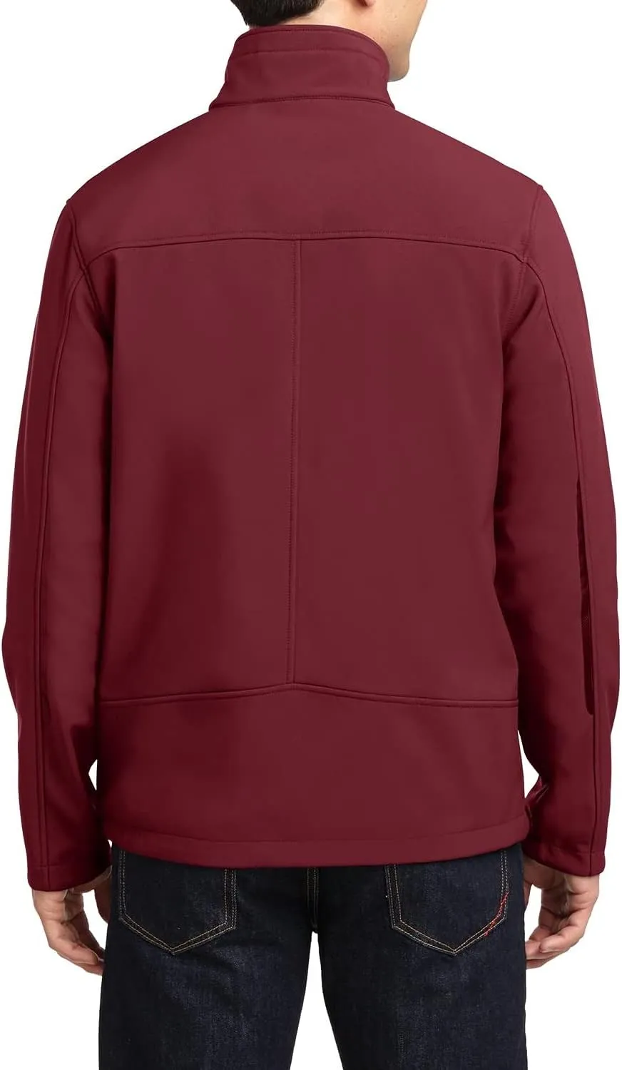 JustBlanks Mens Full-Zip Wind and Water Resistance Jackets Welded Soft Shell Jacket
