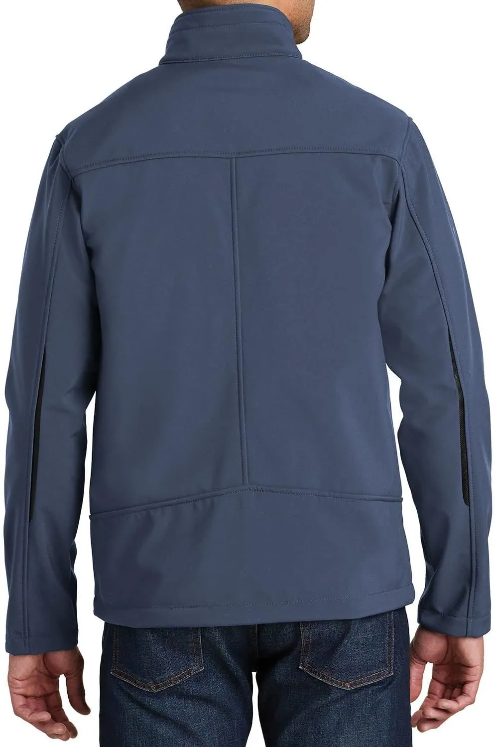 JustBlanks Mens Full-Zip Wind and Water Resistance Jackets Welded Soft Shell Jacket