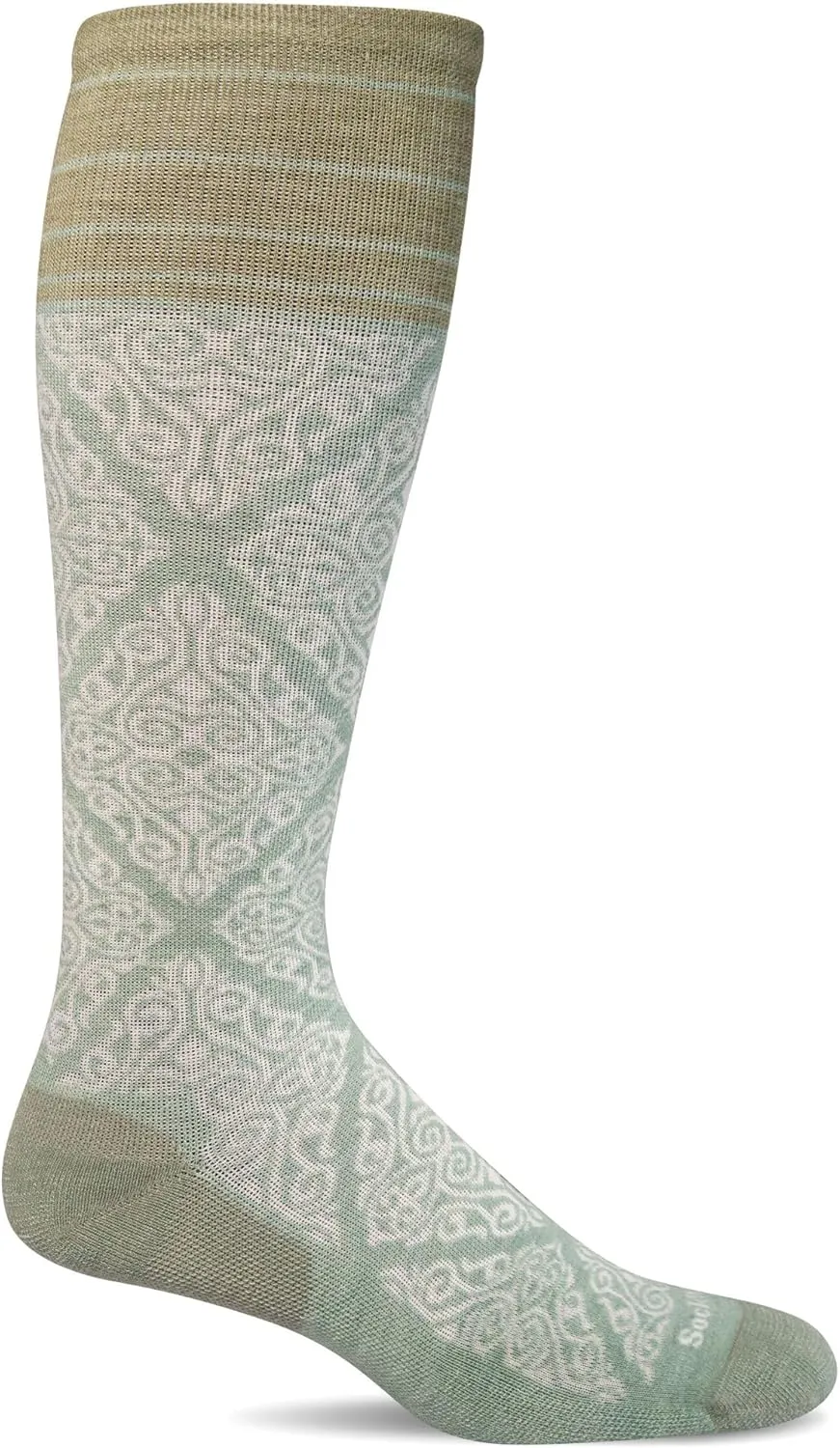 Sockwell Women's The Raj Firm Graduated Compression Sock, Celadon - S/M