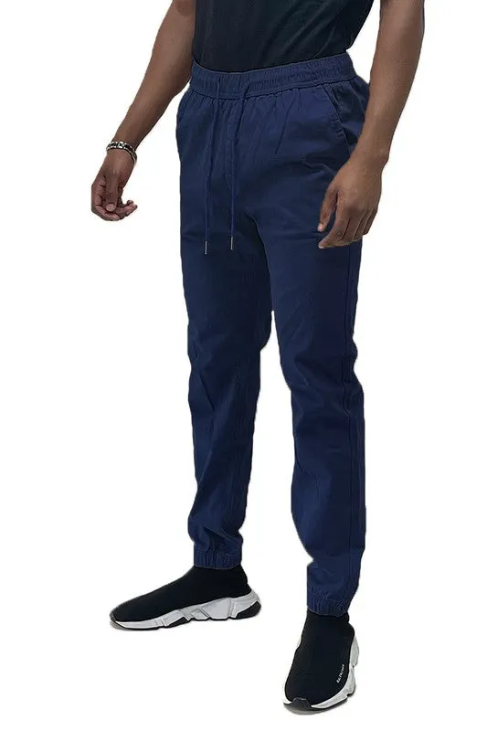 Solid Stretch Cargo Jogger in multiple colors