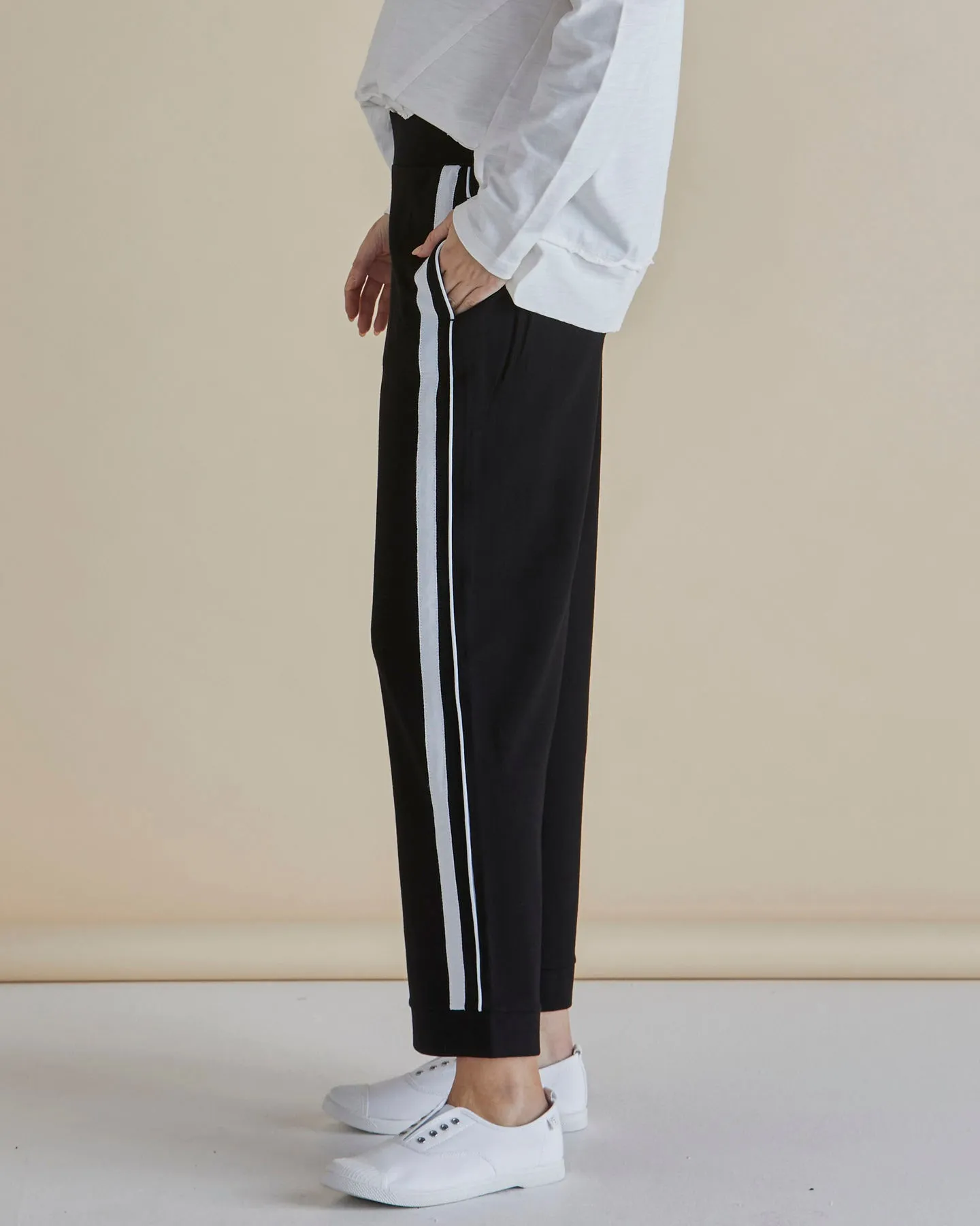Tre's Bien Ponte Jogger - Black